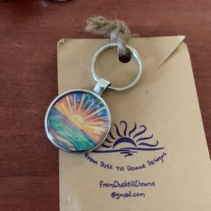 Custom keychains; my handmade pieces, my brand FromDuskTillDawneDesigns